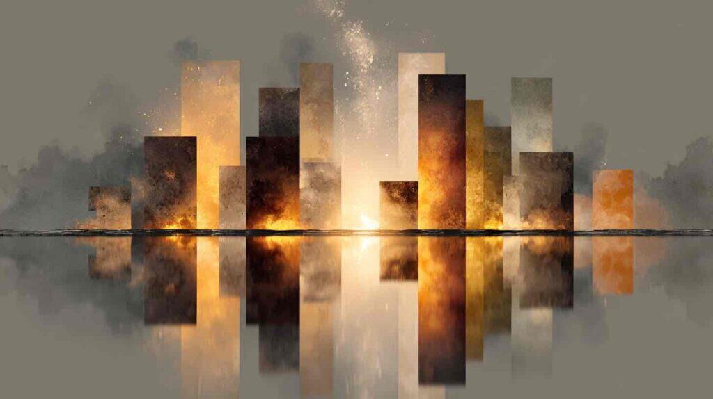 Illustration des huit qualités du Self rayonnant naturellement vers l'extérieur évoquant les 8C de la thérapie IFS selon Schwartz